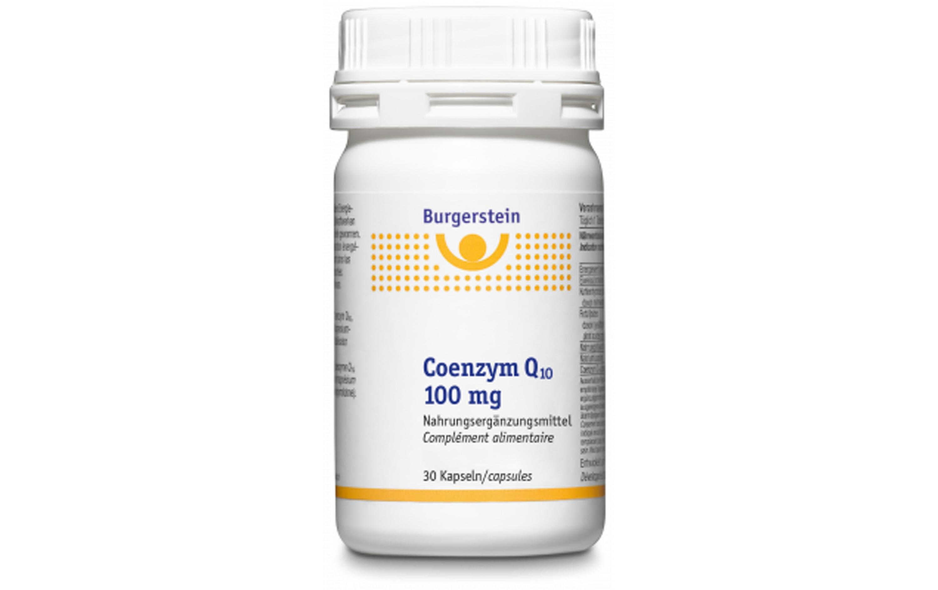 Coenzyme Q10 100 mg 30 KapselnVegane Nahrungsergänzung mit Coenzym Q10