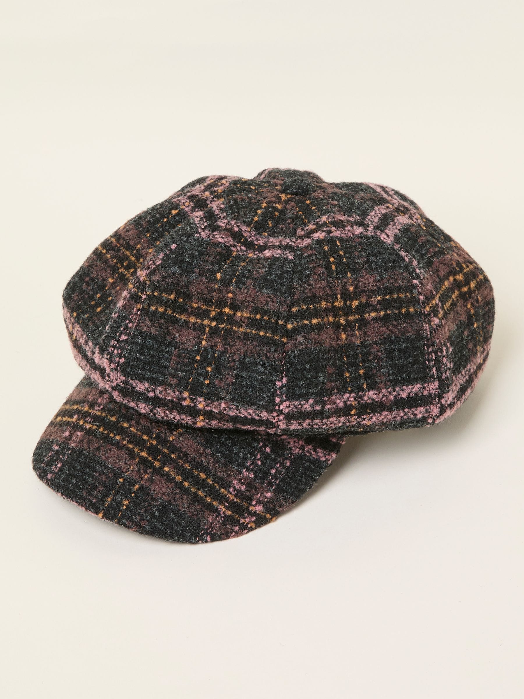 FatFace Tweed Baker Boy Hat