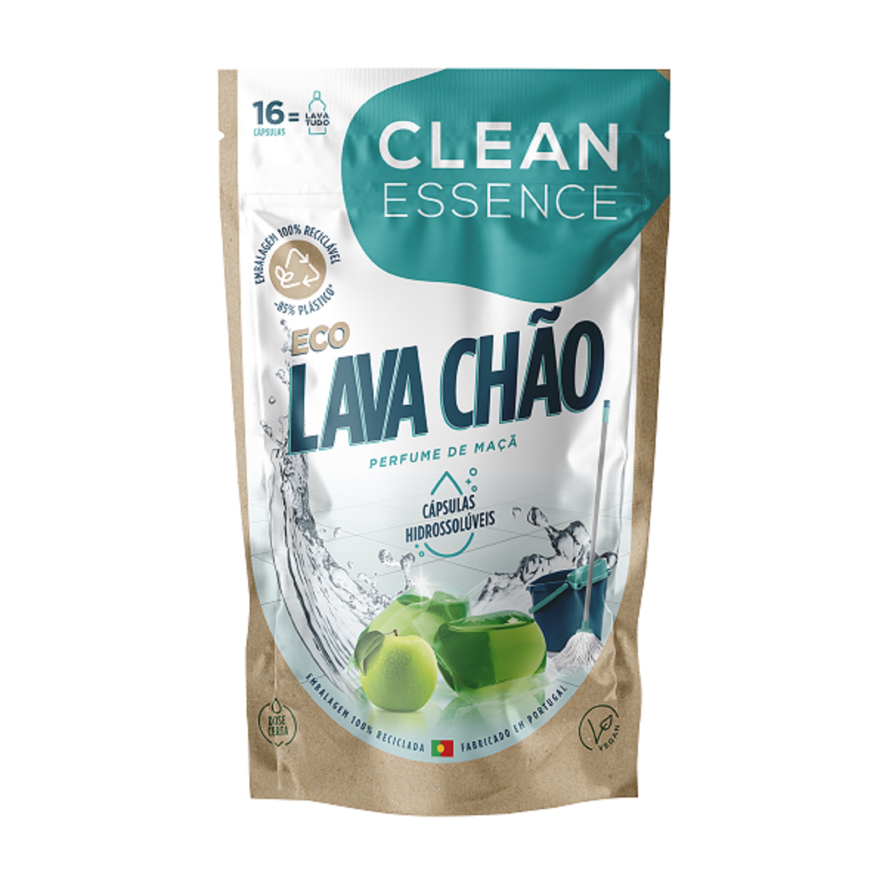 Lava Chão Eco Maçã Clean Essence 16 UN
