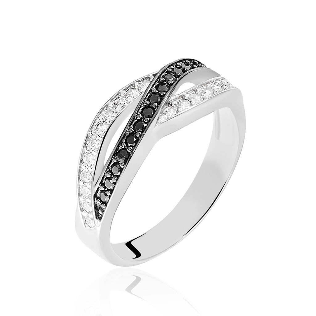 Bague Bethany Argent Blanc Oxyde De Zirconium