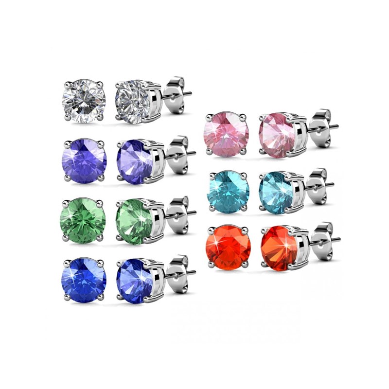 Coffret 7 Days Boucles d'oreilles - Argenté et Multi