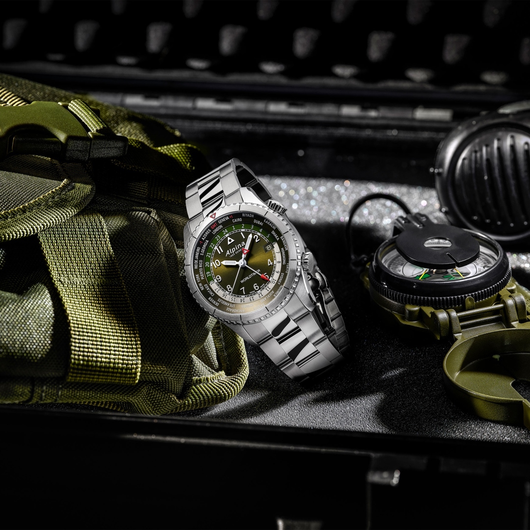 Alpina Startimer Pilot Quartz Worldtimer 41mm