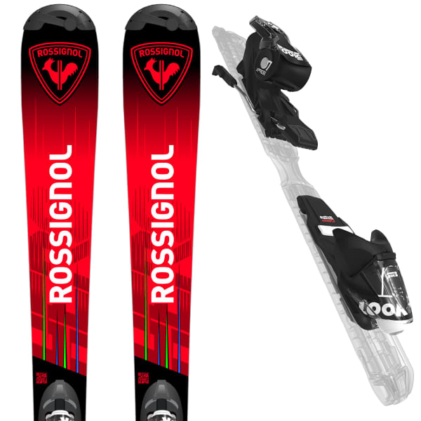 Pack ski ROSSIGNOL HERO JR 130-150 + XPRESS 7 GW B83 BLACK/RED