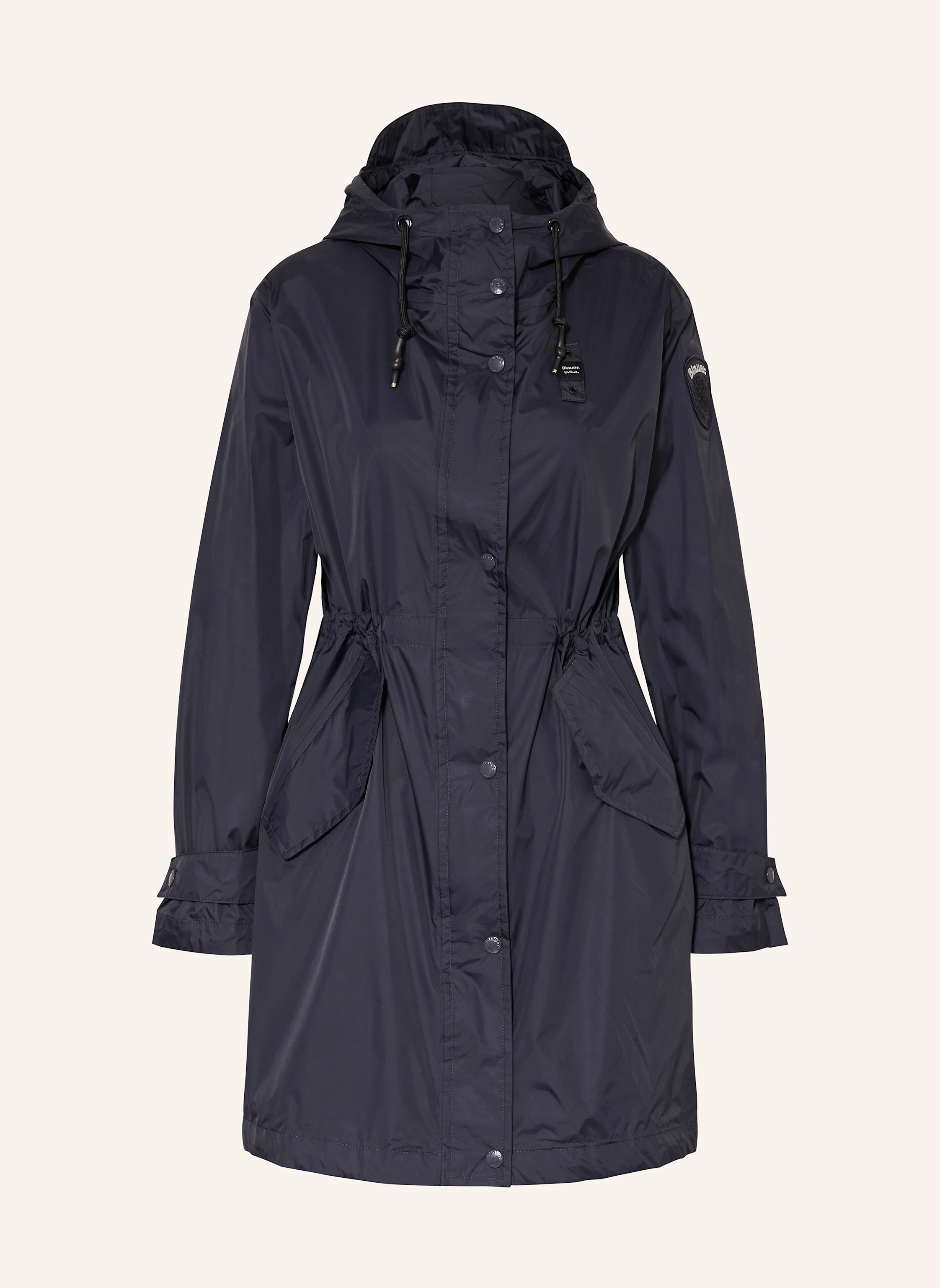 Blauer Regenmantel EMERY