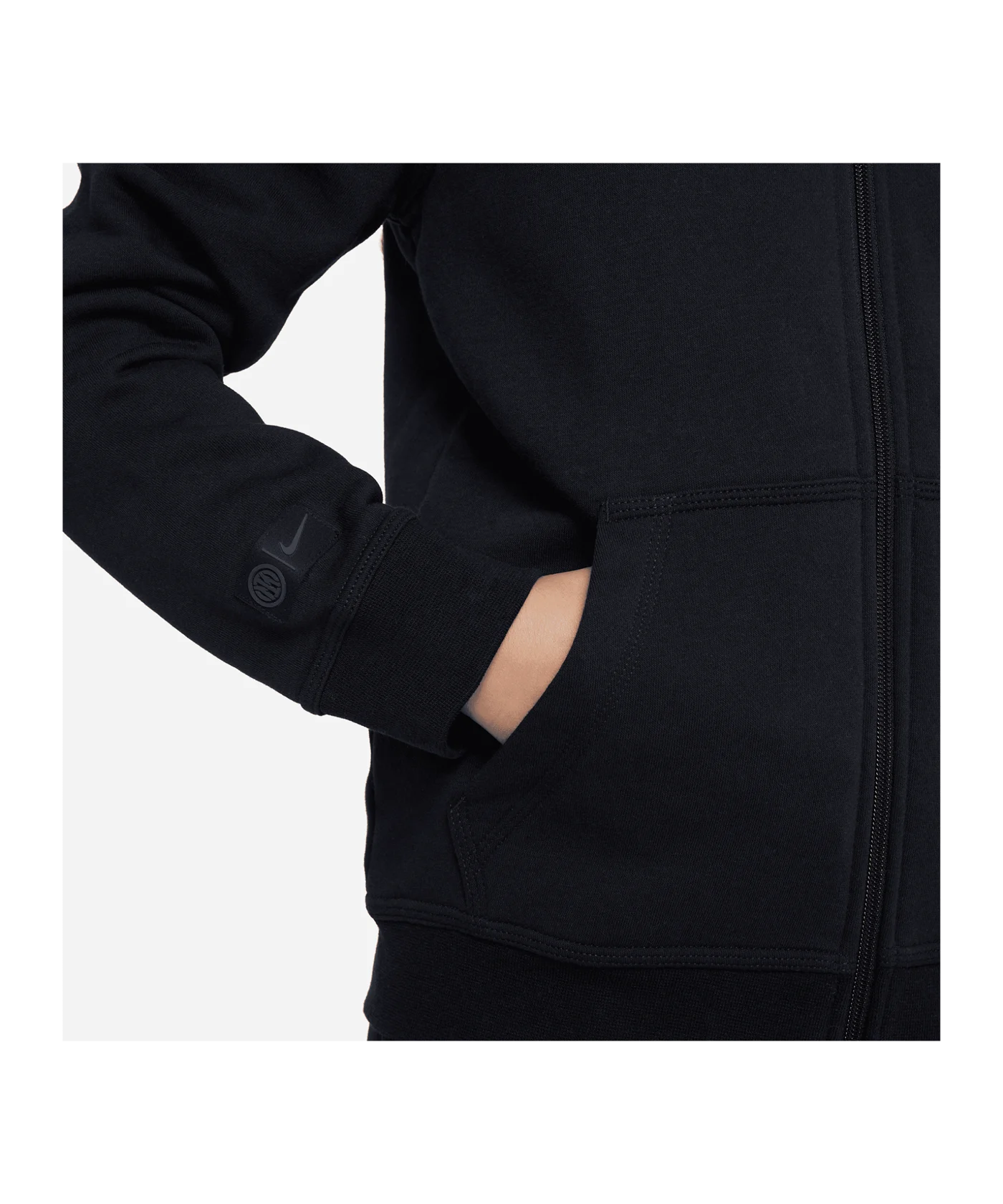 Nike Inter Mailand Kapuzenjacke Kids Schwarz F010