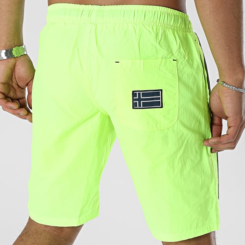 Short De Bain Jaune Fluo