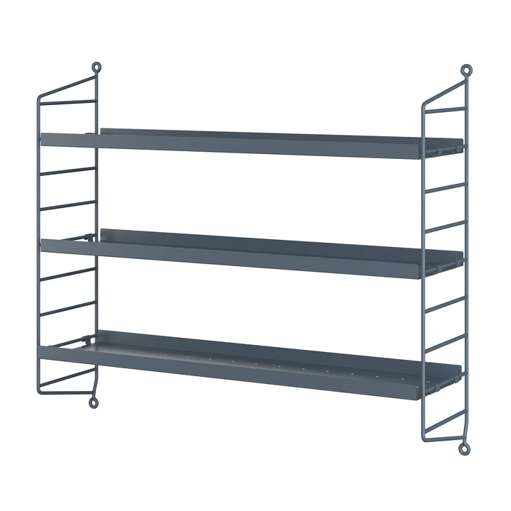 String - Pocket Metall, grau