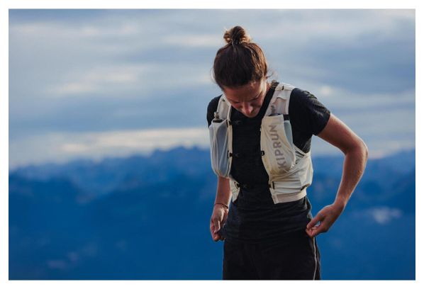 Gilet Trail Unisexe Kiprun 5L Blanc