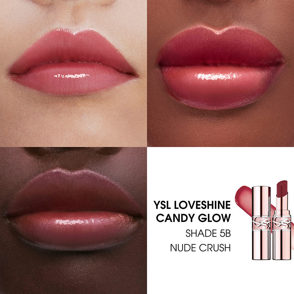 YSL LOVESHINE CANDY GLOW  BAUME À LÈVRES TEINTÉ - NUDE_CRUSH