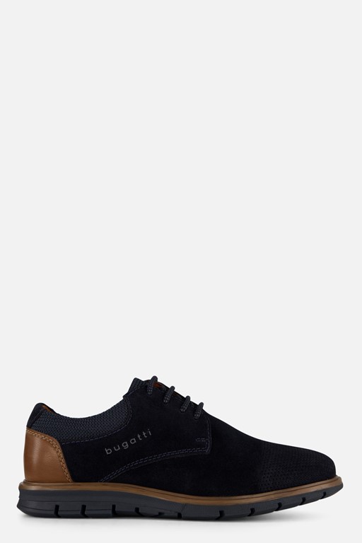 Bugatti Veterschoenen blauw Suede