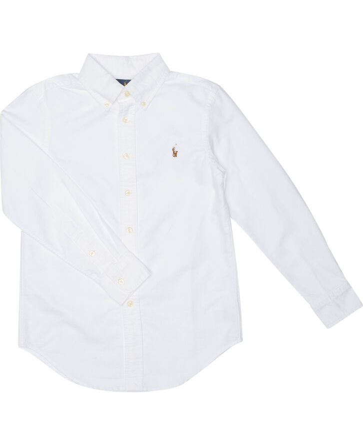 Polo Ralph Lauren Custom Fit Oxford Shirt Hvid