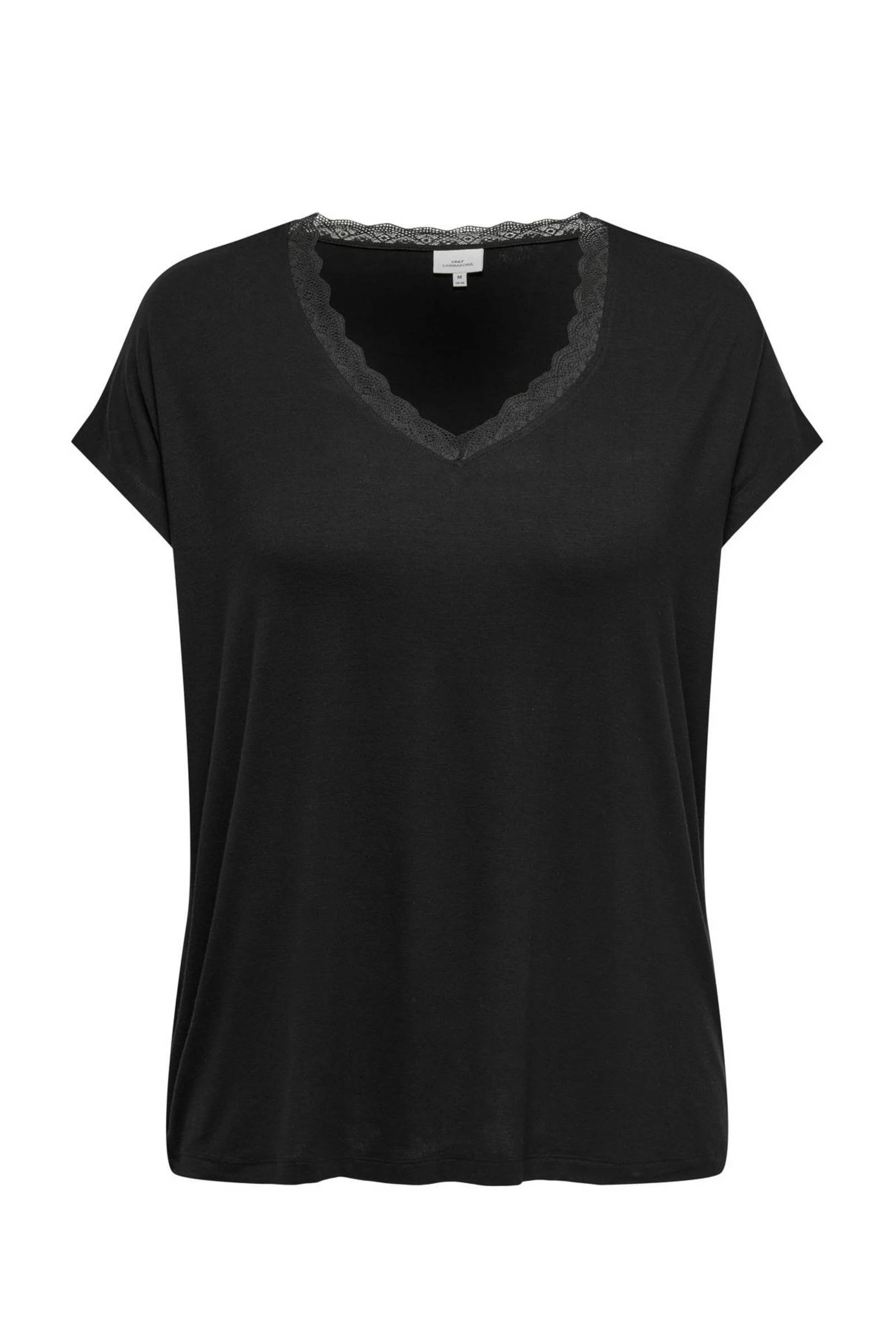 ONLY CARMAKOMA pyjamatop CARLACEY zwart