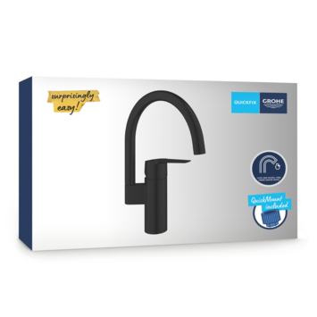 Grohe Start Keukenmengkraan C-Uitloop Mat Zwart