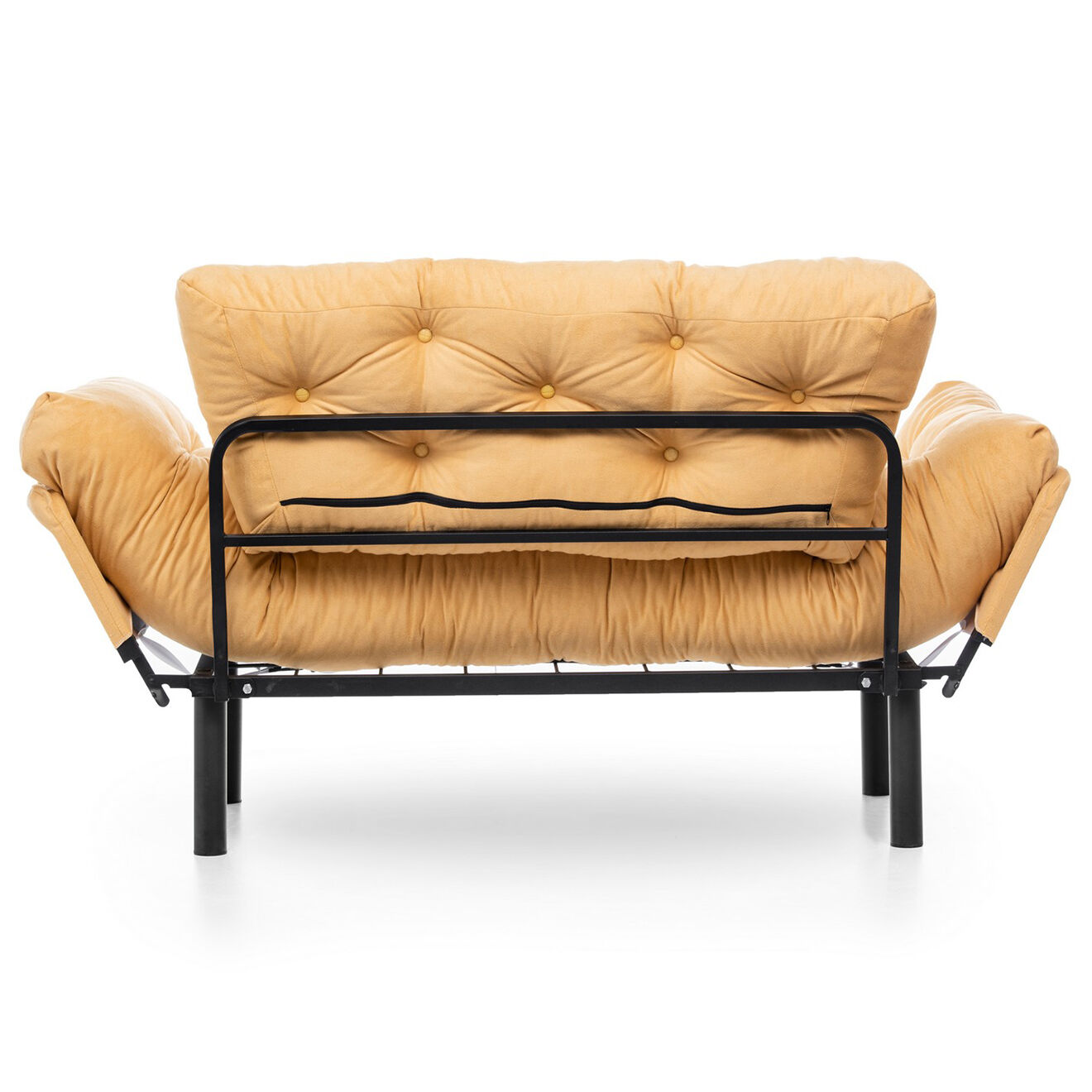 Atelier del Sofa Canapé 2 places convertible Nitta moutarde - 110x53x45 cm