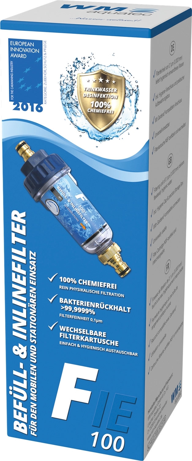 Befüll- und Inlinefilter, Wasserentkeimung