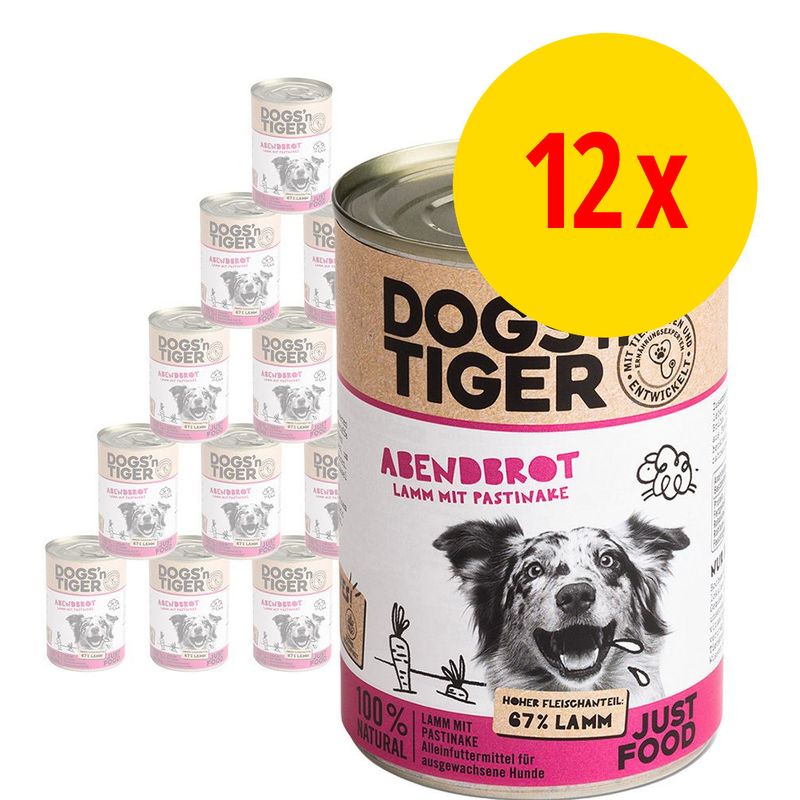 Lot Dogs'n Tiger Adult 12 x 400 g