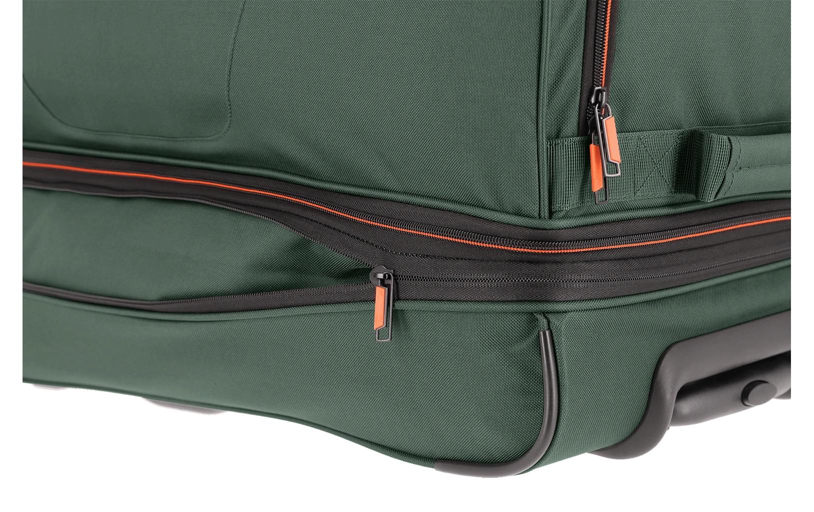 Basics Trolley Reisetasche L erweiterbar, DunkelgrünReisekoffer