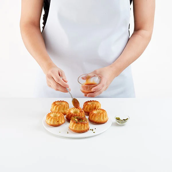 Moule silicone 6 minis kouglofs 90 ml Lékué
