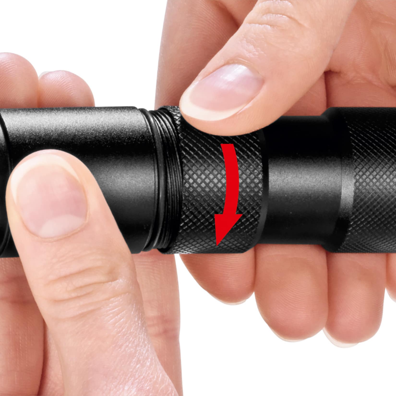 MAXXMEE Power-Taschenlampe 3,7V schwarz 1800mAh