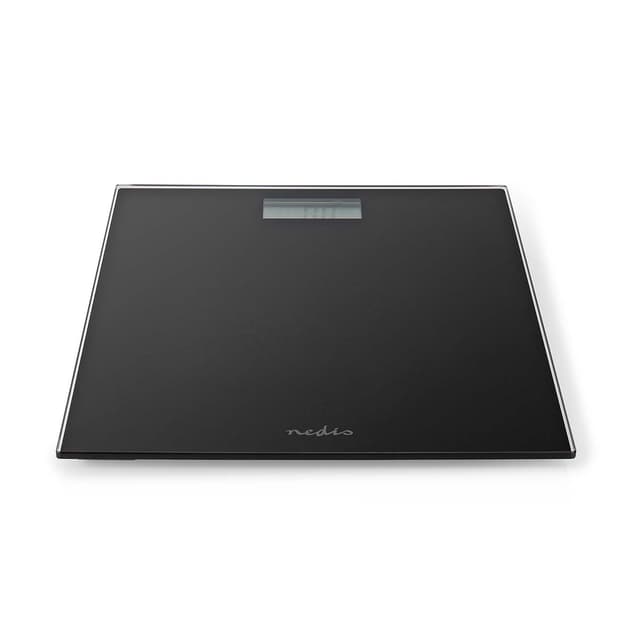 Nedis Personvægt | Digital | Sort | Hærdet Glas | Maksimal vejekapacitet: 150 kg
