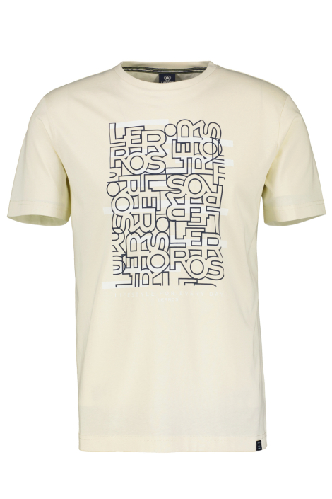 Lerros beige heren t-shirt