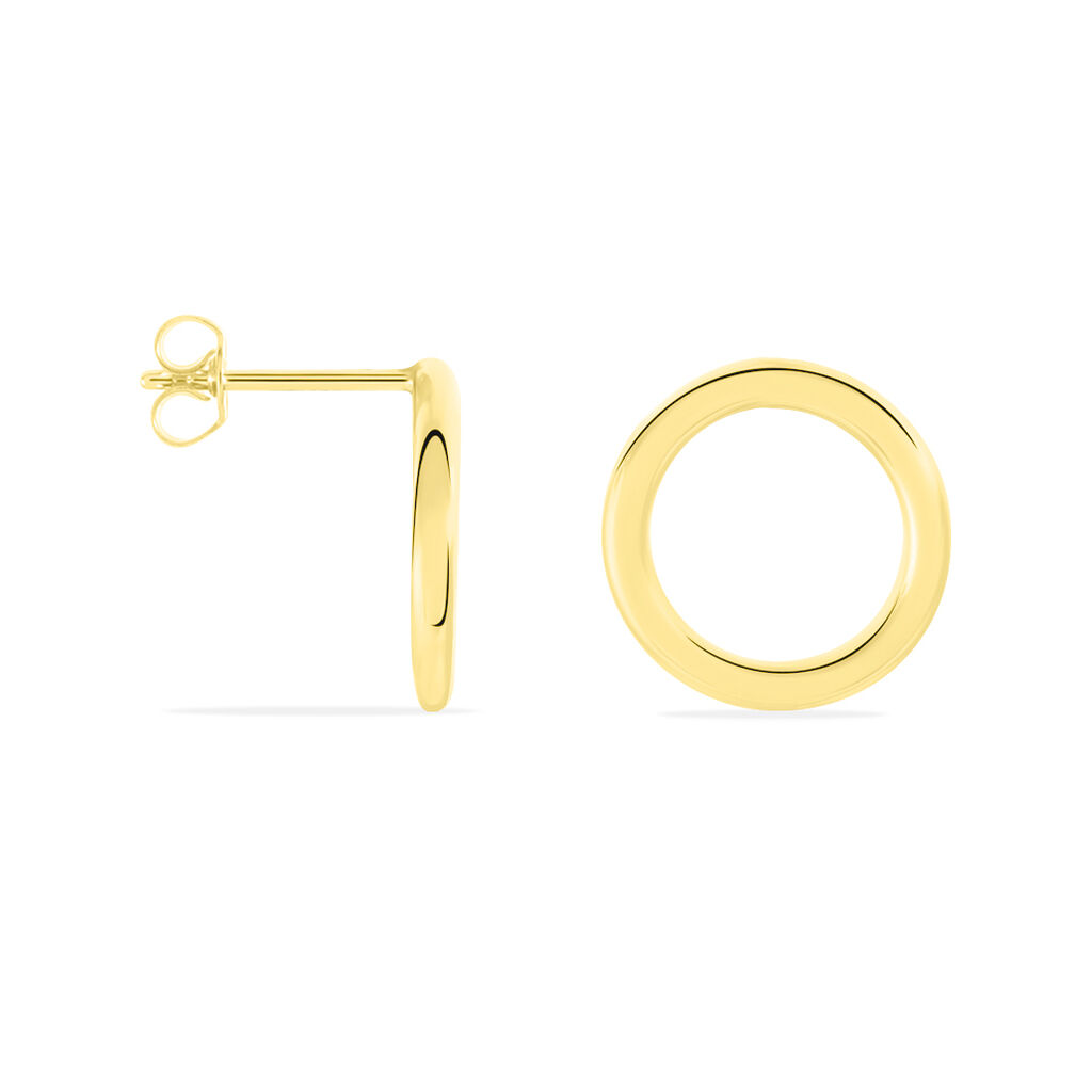 Boucles D'oreilles Pendantes Gracieuse Or Jaune