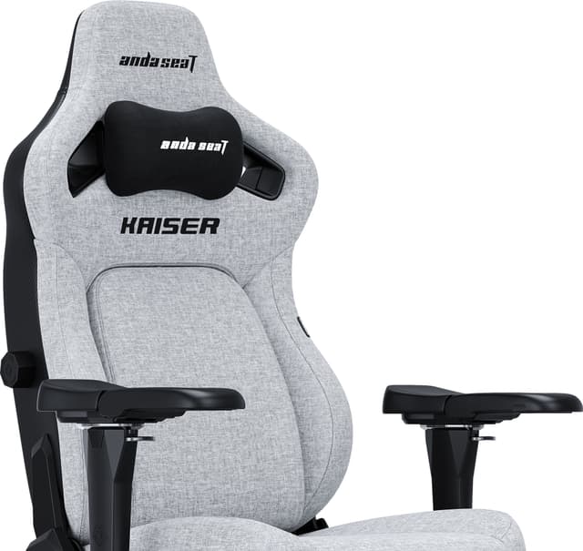 AndaSeat Kaiser 4 Series gamingstol (gråt stof)