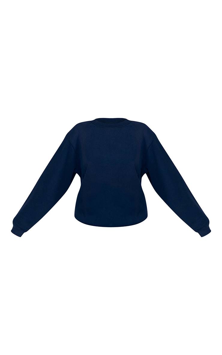 Bleu Marine Sweatshirt À Enfiler