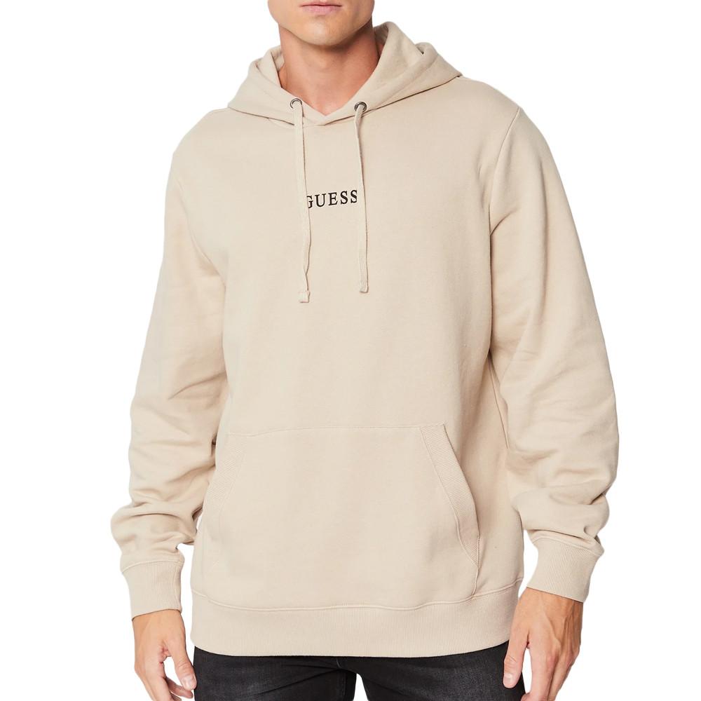 Guess Sweat à Capuche Beige Homme Guess Roy