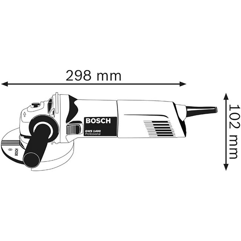 Meuleuse angulaire filaire Bosch Professional GWS 1400