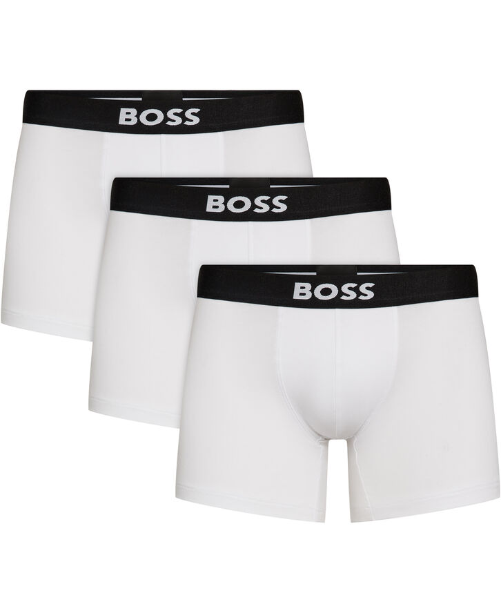 BOSS BoxerBr 3P BOSS ONE Hvid