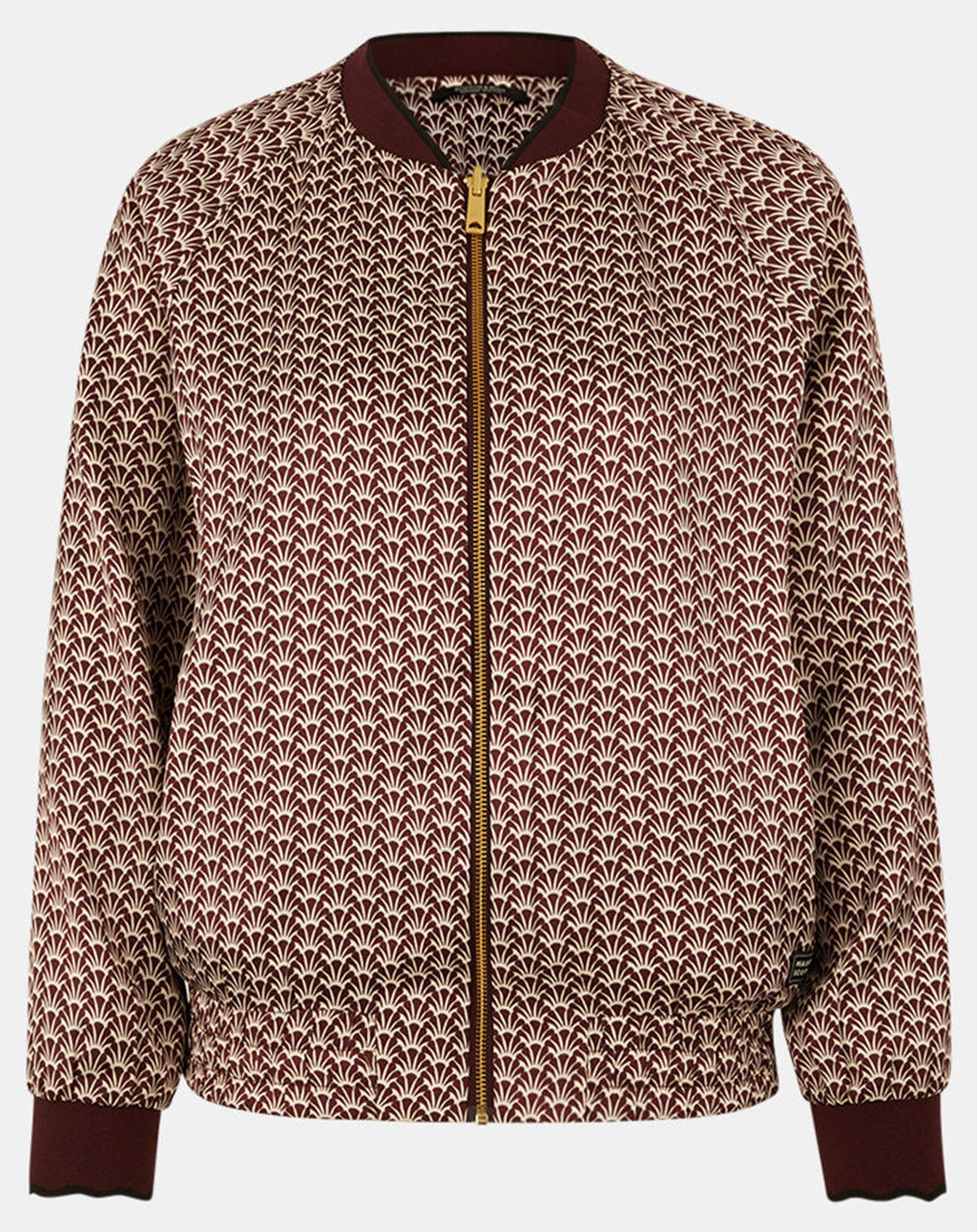 Scotch & Soda Bombers réversible Encart à Fleurs marron