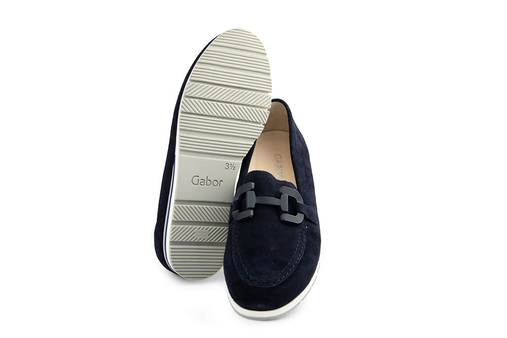 Gabor Loafer Bit Dark Blue Samtchevreau