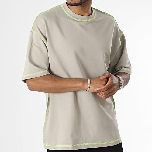 Tee Shirt Oversize Large Beige