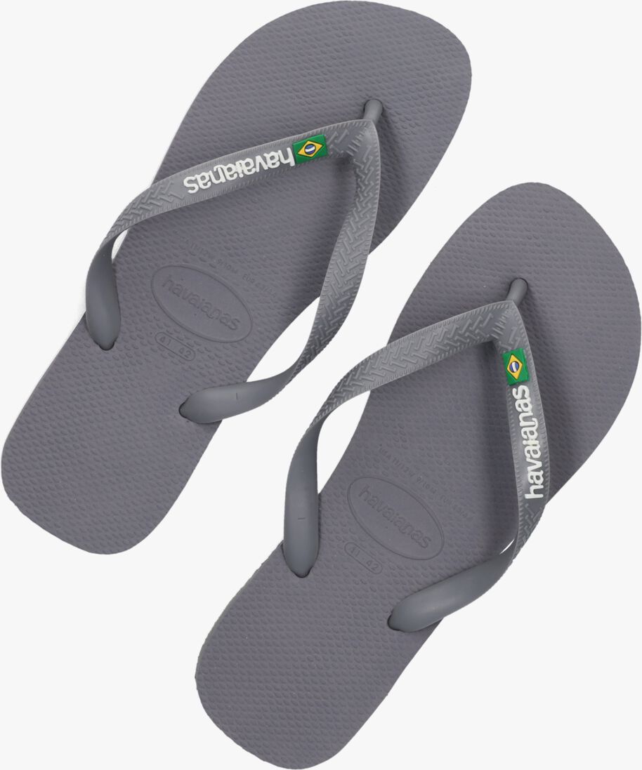 HAVAIANAS grijze havaianas teenslippers brasil logo