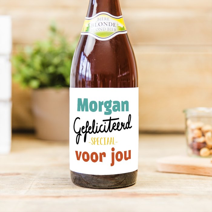 La Chouffe | 750 ml | Happy Birthday met eigen naam