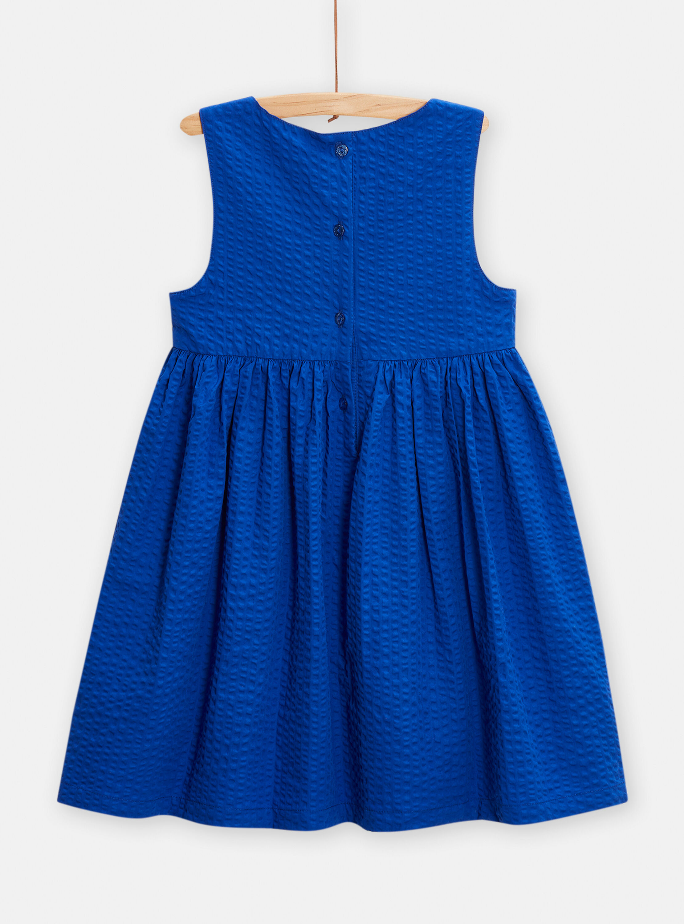 Girl's blue dress