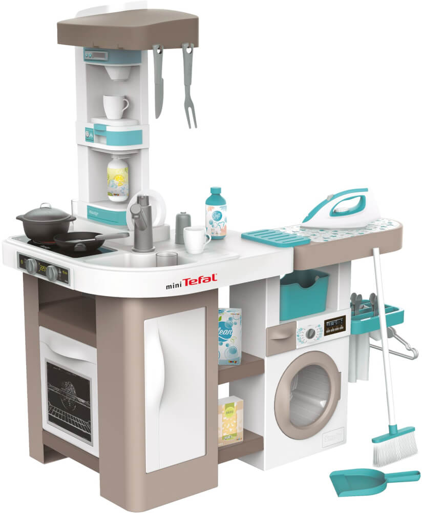 Smoby Tefal Spielküche Studio Waschsalon