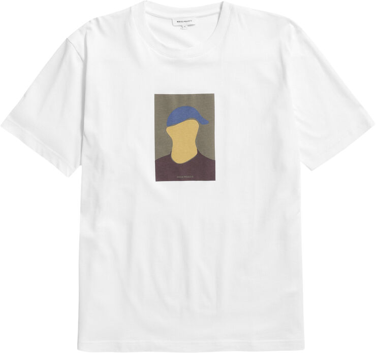 Norse Projects Johannes Organic Cap Print T-shirt White