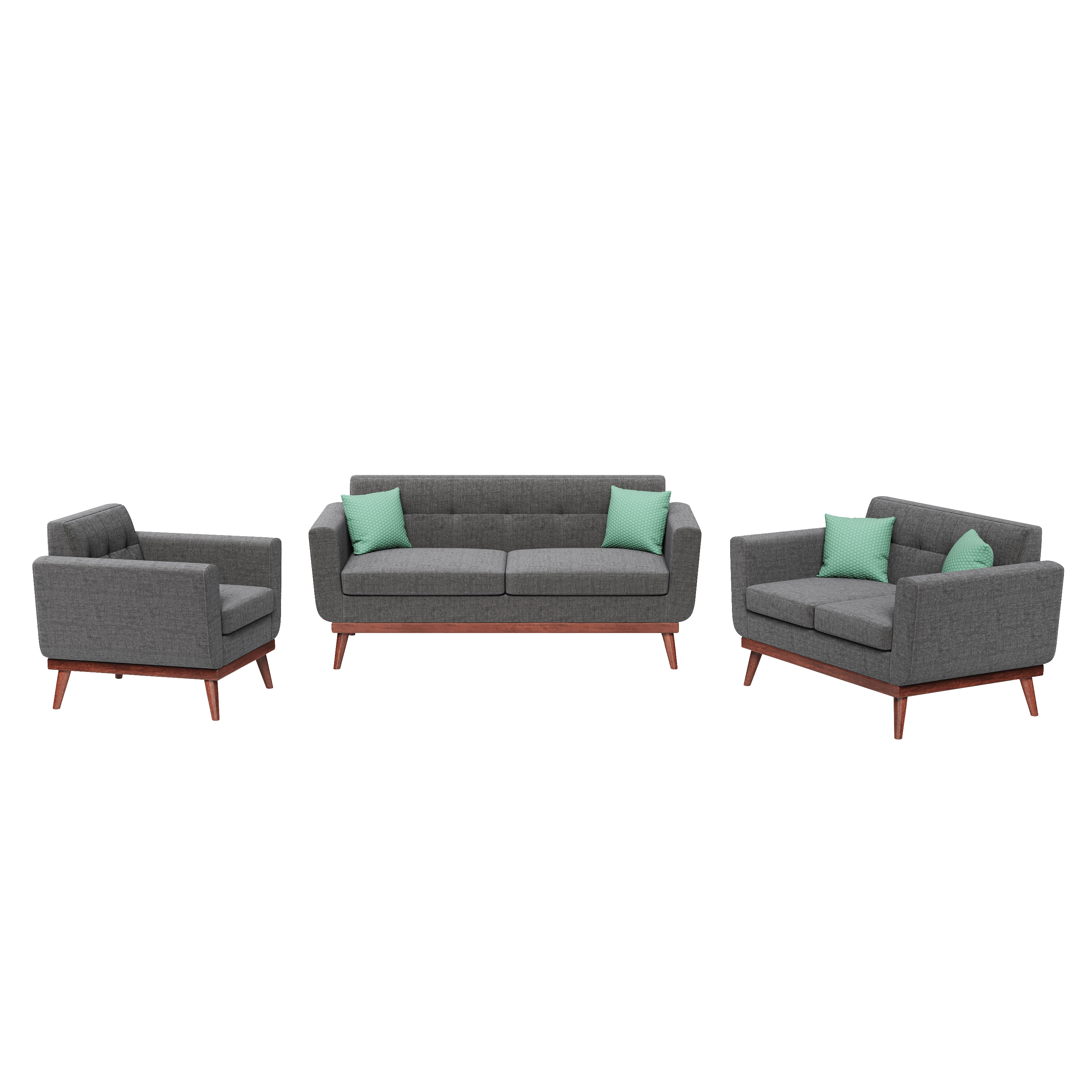 Sofa Set BAYLEE anthrazit