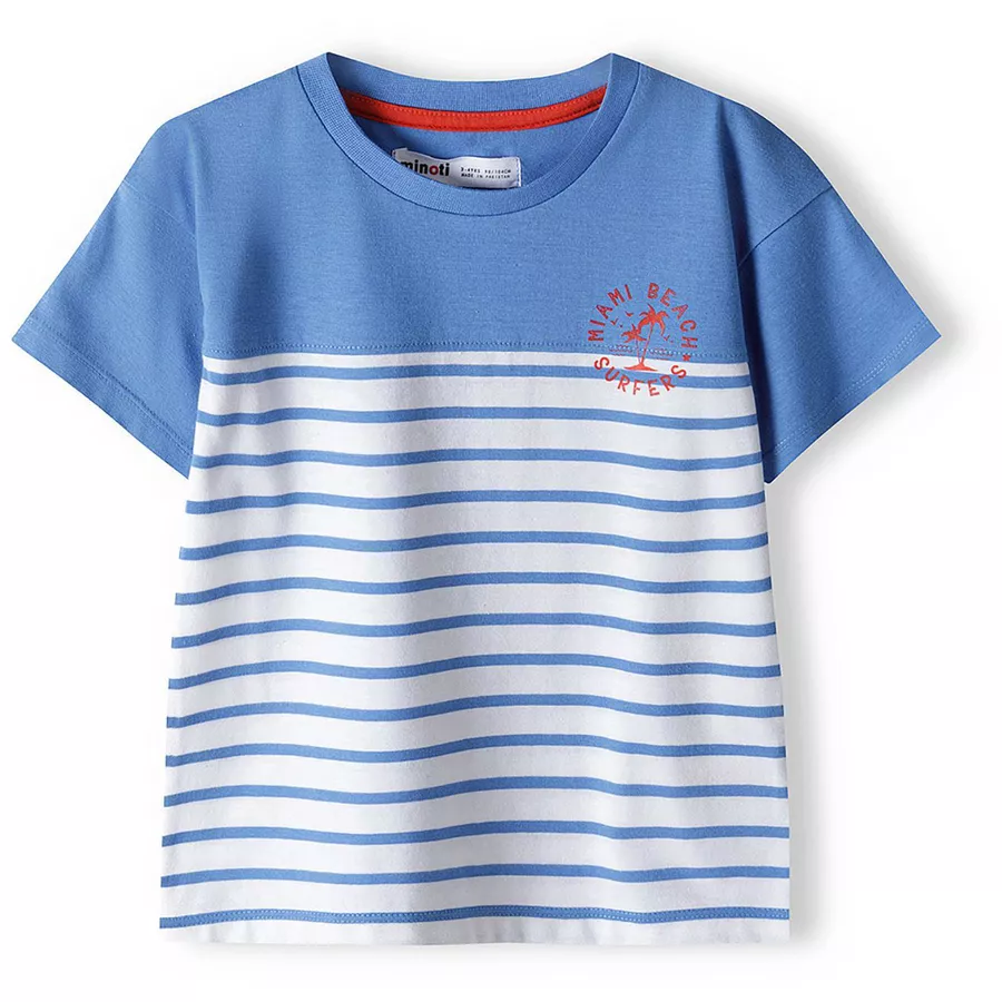 MINOTI T-Shirt und Shorts im Set RotWeißBlau