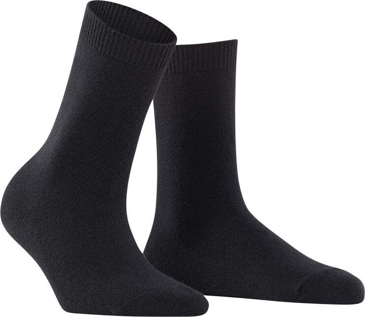 Falke Cosy wool strømper Sort