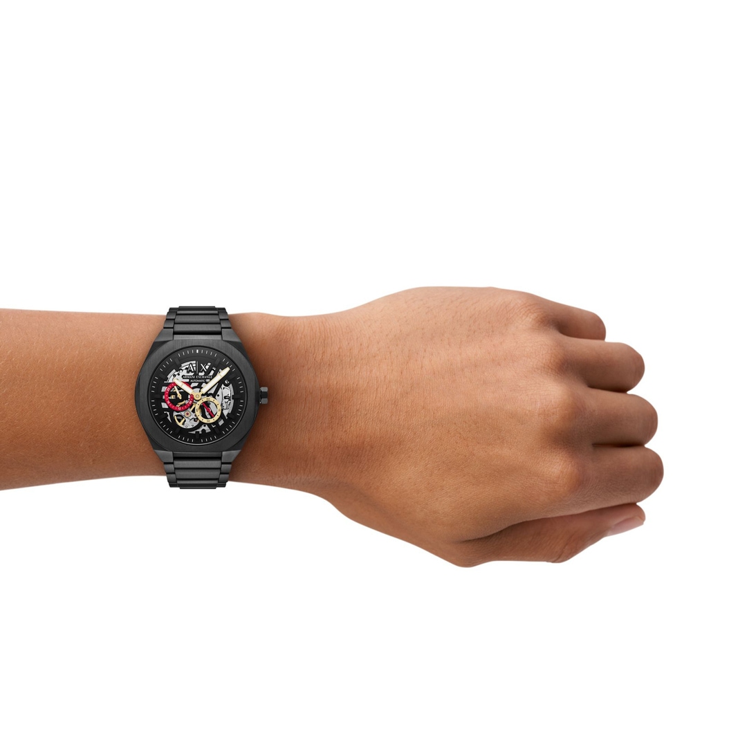 Armani Exchange Sync Automatik 44mm Schwarz