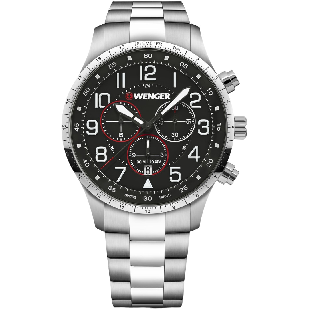 Wenger Attitude Chrono Silber Ø 44mm
