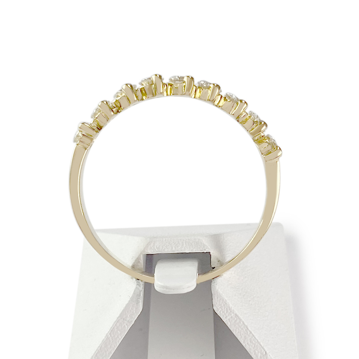 Bague d'occasion or 750 jaune diamants