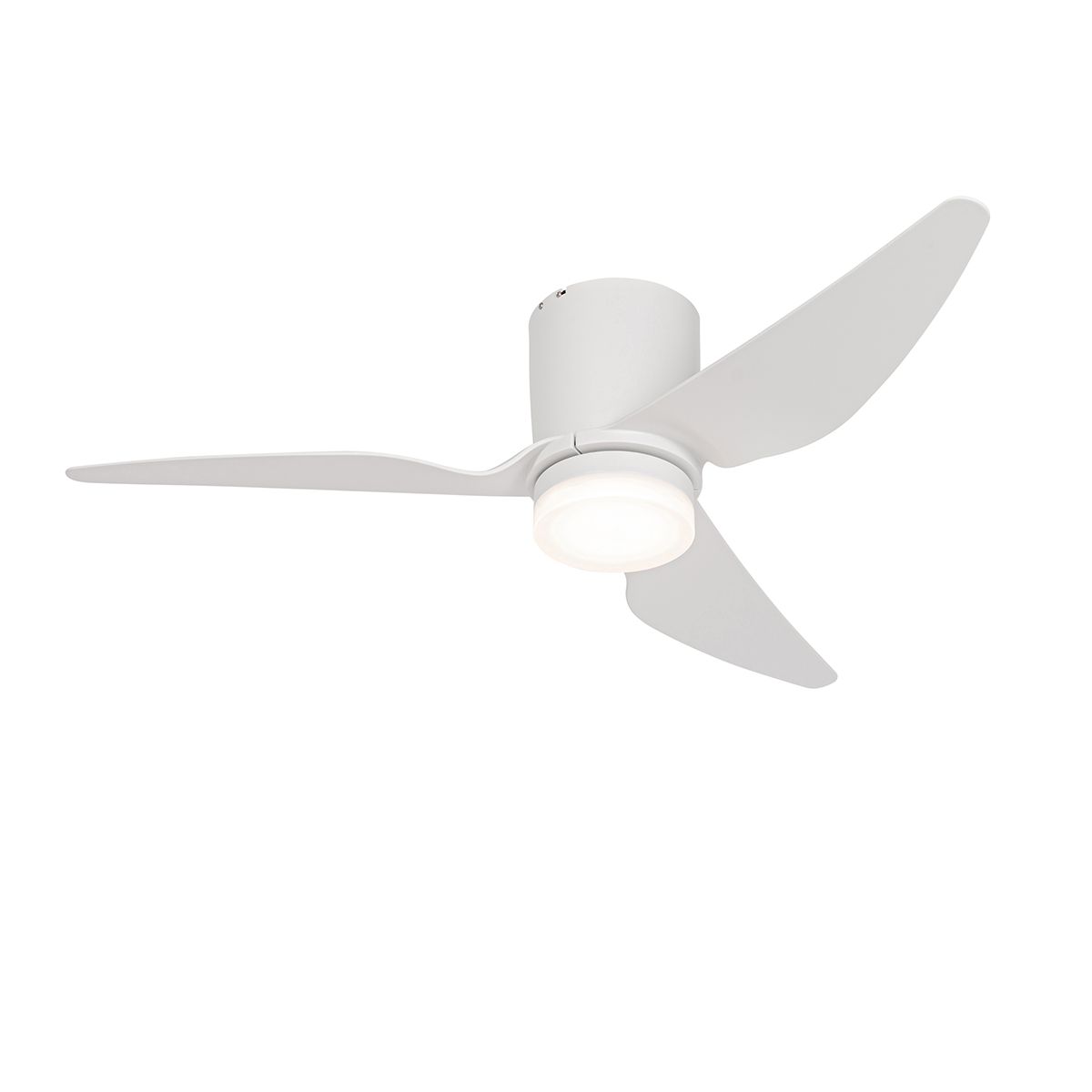 Plafondventilator wit 123cm incl. LED dimbaar met afstandsbediening - Patty