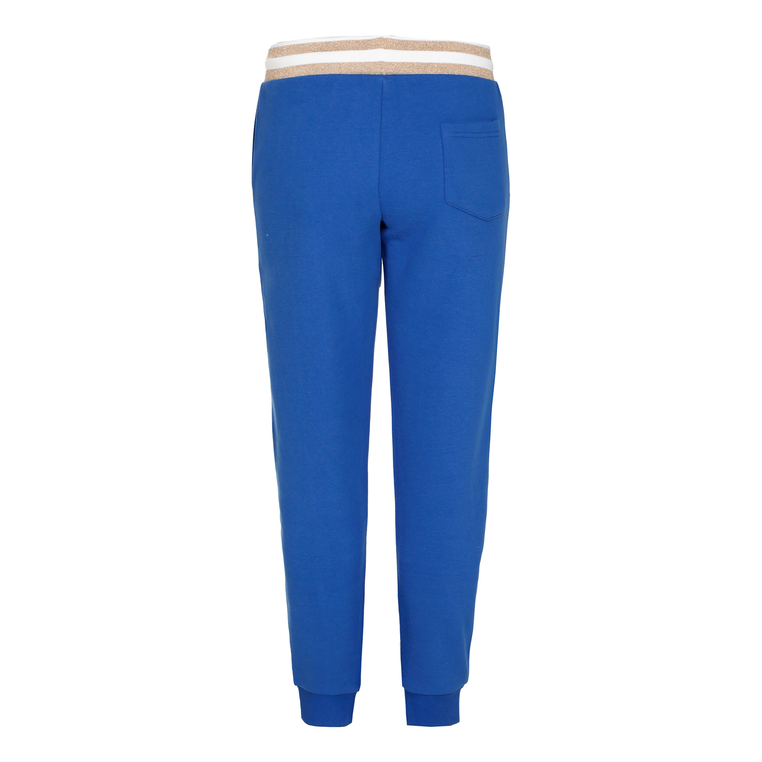 Quiet Please Retro Stripe Pantalon Survêtement Femmes - Bleu , Multicouleur