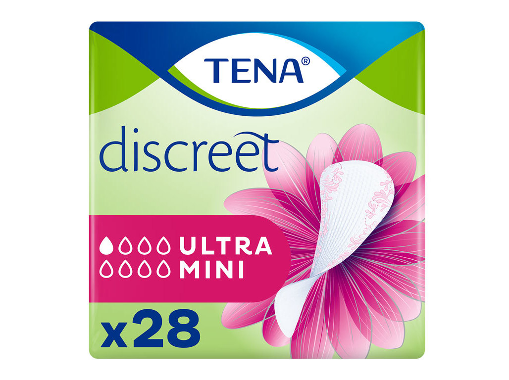 PENSOS INCONTINÊNCIA TENA DISCREET ULTRA MINI 28 UN