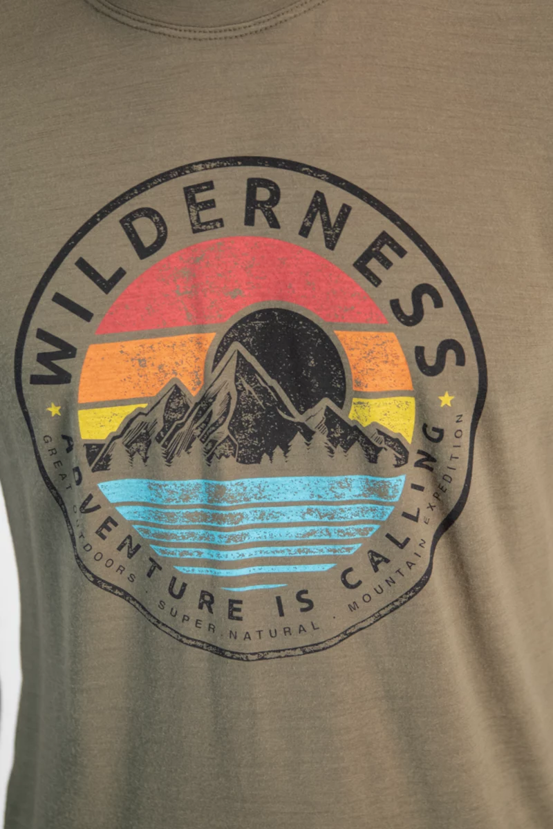 super.natural Wilderness Merino Herren T-Shirt