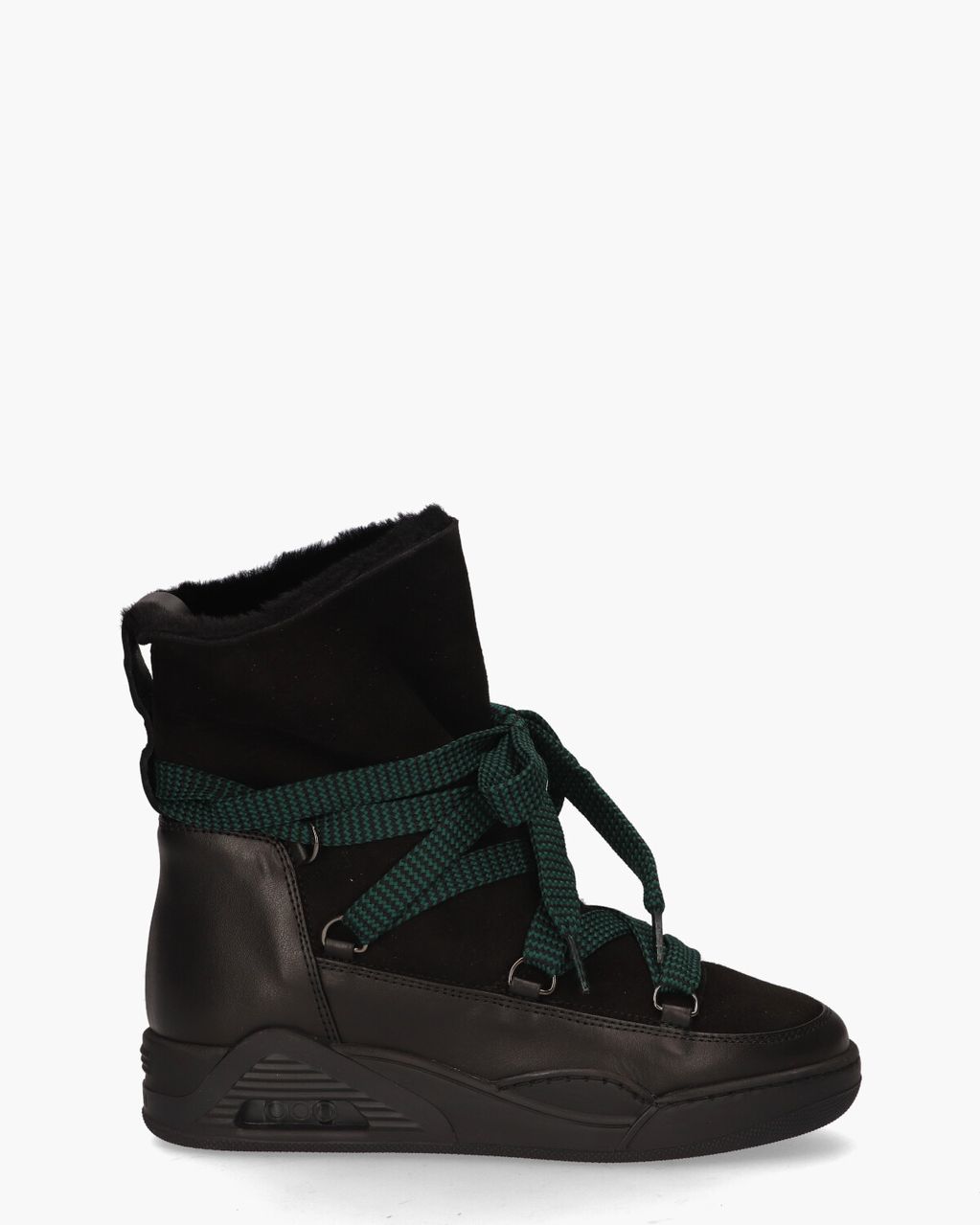 Serafini Moon ZV Zwart Dames Veterboots